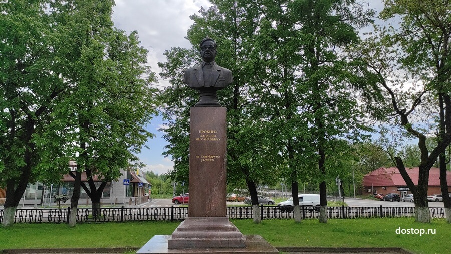 Памятник Алексею Михайловичу Прокину в городе Чехов