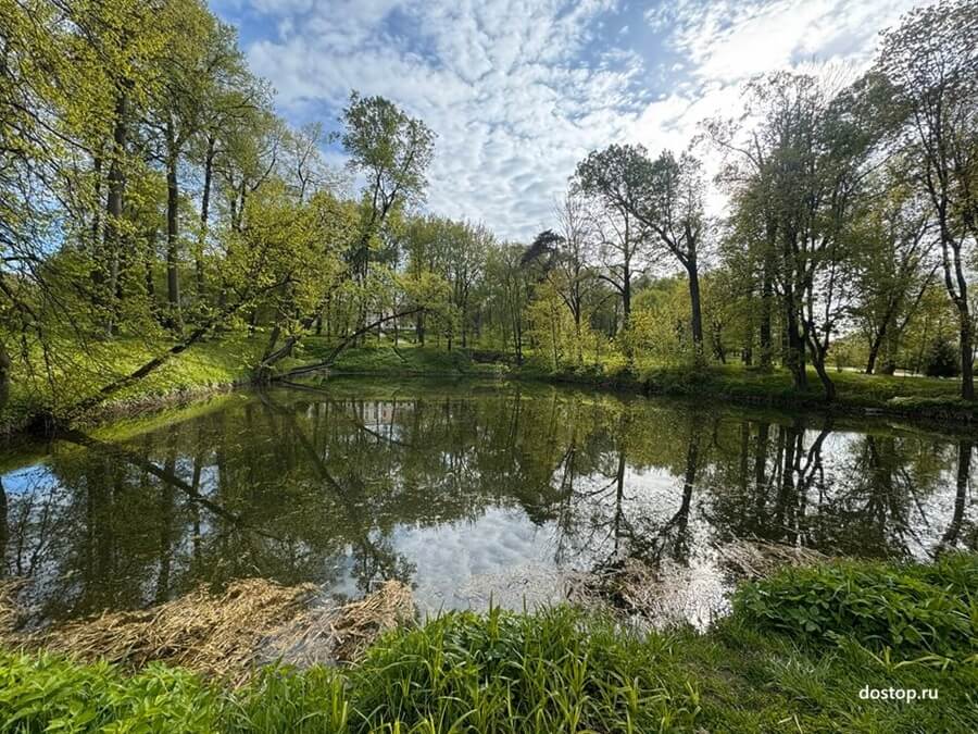 Парк в Чехове — каскадные пруды и прогулочная зона
