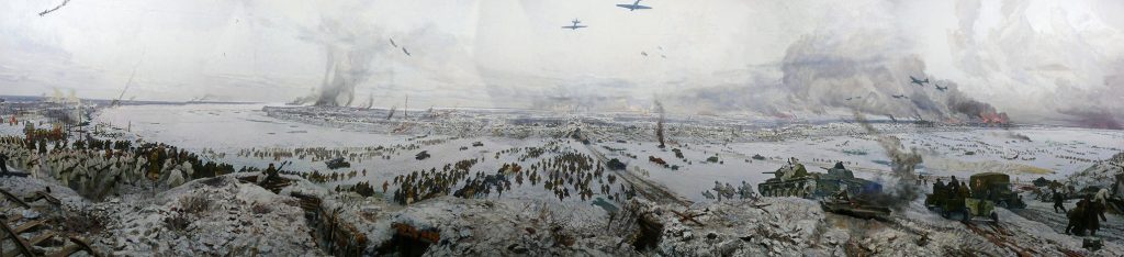 Диорама Прорыв блокады Ленинграда