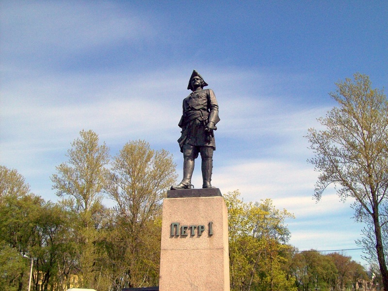 Памятник Петру I в Шлиссельбурге