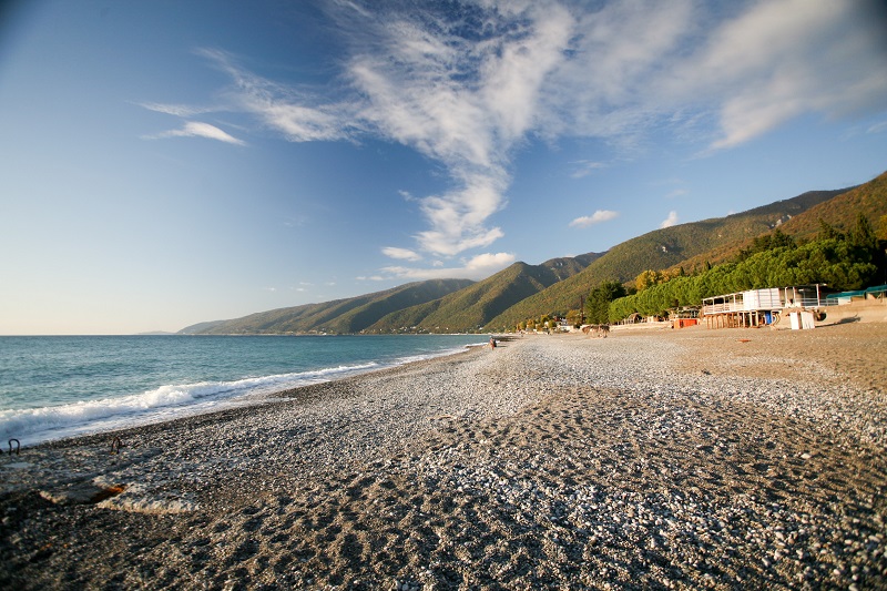 Пляжи Абхазии