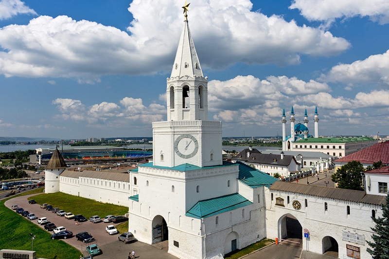 Спасская башня кремля Казань