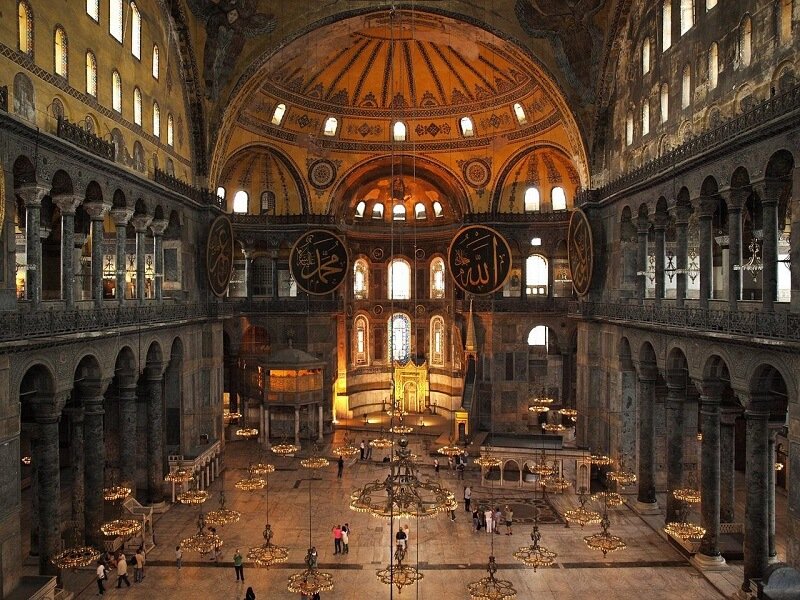 Внутрии Софии Стамбул