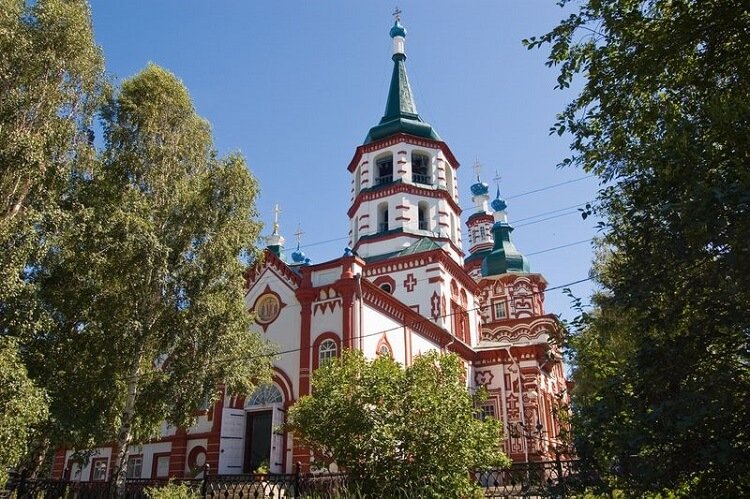 Крестовоздвиженский храм Иркутск