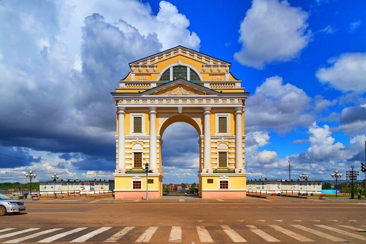 Московские ворота в Иркутске