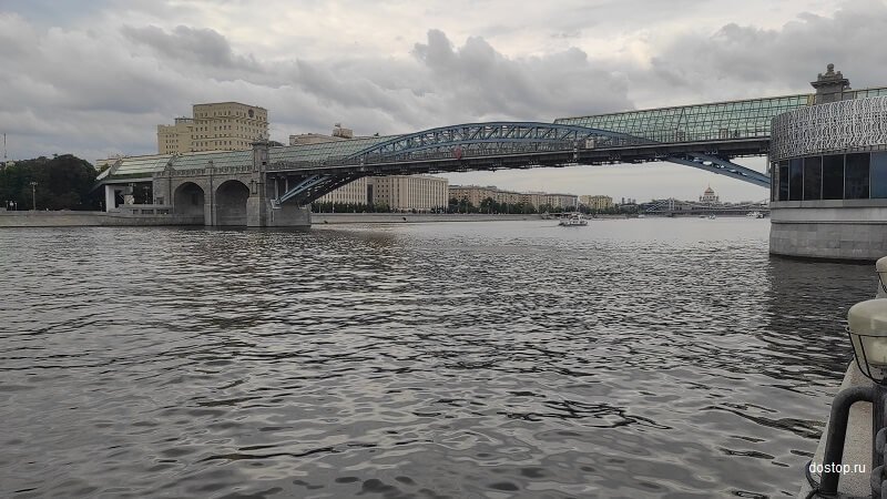 Андреевский пешеходный мост в Москве - он же Пушкинский