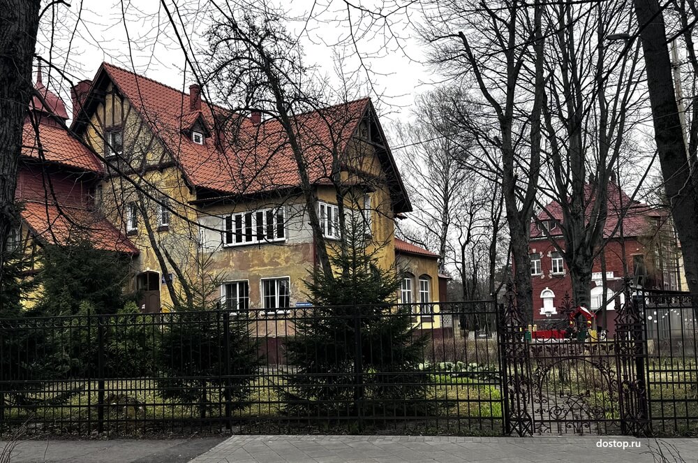 Довоенная застройка района Амалиенау в Калининграде