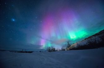 Северное сияние в Мурманске