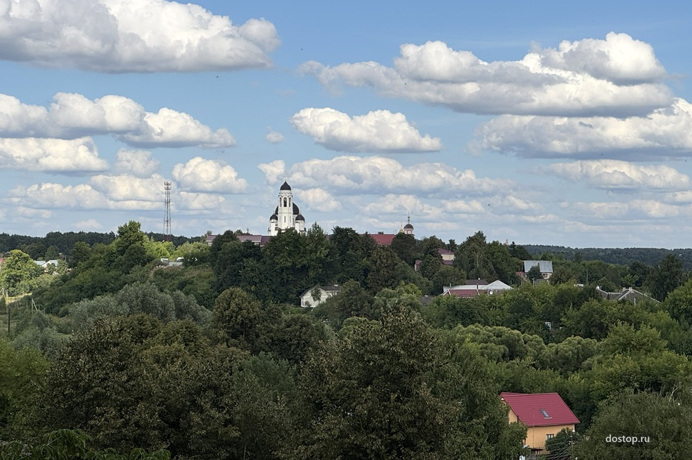 Вид на Боровск с Боровского городища