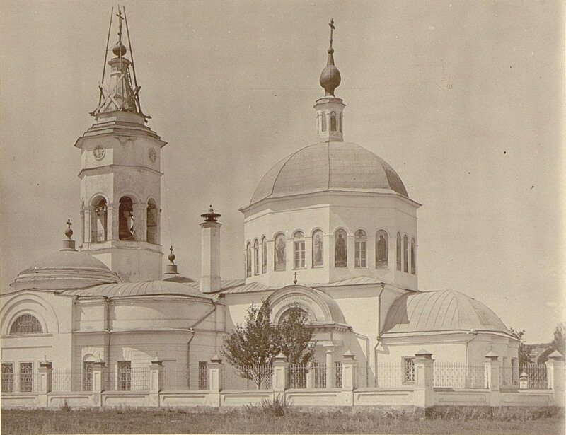 Исторический вид Троицкого собора в Серпухове