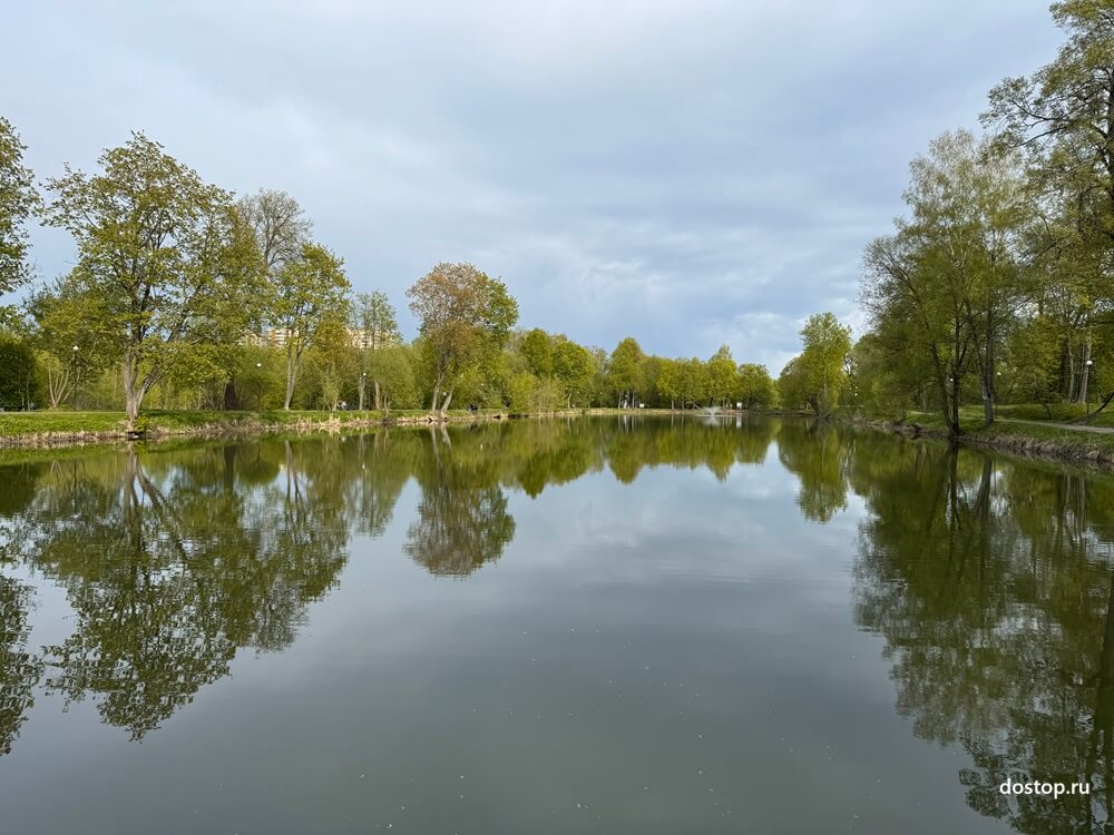 Каскадные пруды в парке Чехова