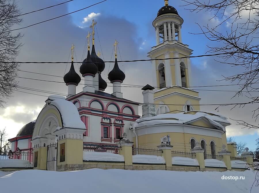 Зачатьевская церковь в Чехове зимой